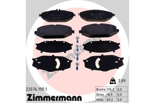 Bremseklosser, ZIMMERMANN 22076.190.1